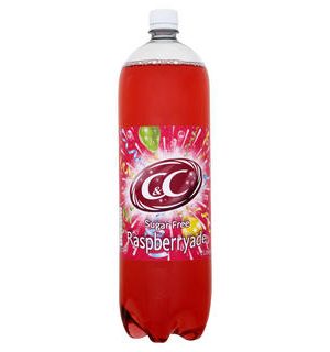 C&C Sugar Free Raspberryade 2 Litres