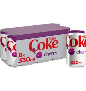 Diet Coke Cherry 8 x 330ml Cans