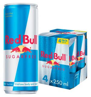 Red Bull Sugarfree Energy Drink 250ml 4 Pack